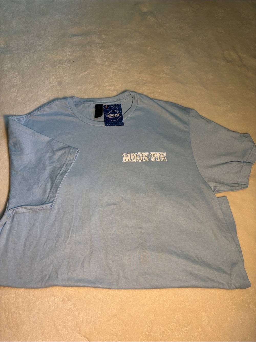 Moon Pie NWT Light Blue Tshirt SIZE XL